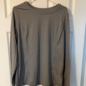 Gray Long Sleeve under scrub shirt